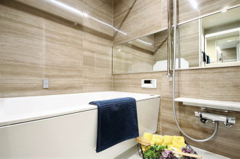 浴室　バスルーム／新規交換済、Panasonic製1317サイズ、浴室乾燥機・追焚機能付