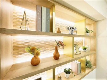 収納　リビング飾り棚／書籍類やお好きな小物を置いてお気に入りの空間に。